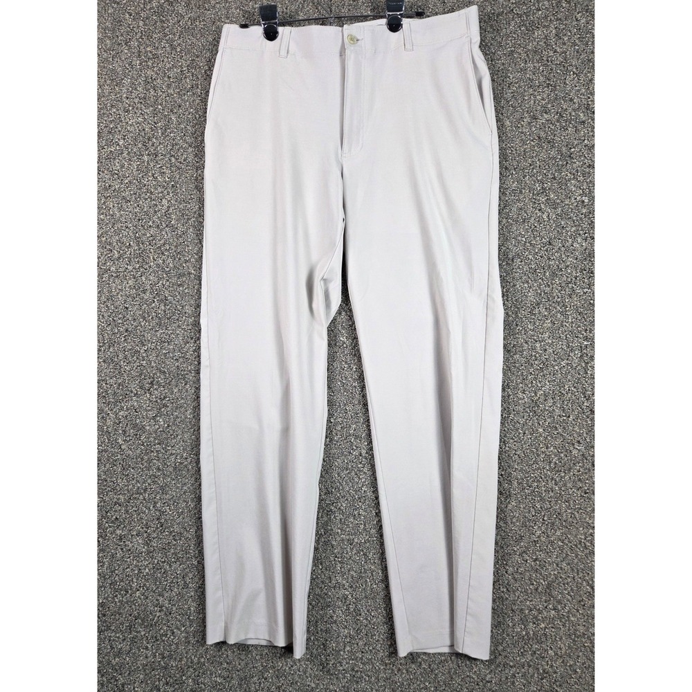 Ben Hogan Golf Pants Mens 36x32 Gray Polyester Blend Casual Preppy Workwear